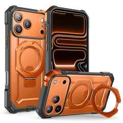 Heavy Duty Rugged Magnetic Phone Case with Stand For iPhone 17 Pro Max