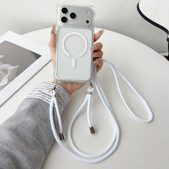Crossbody Strap Lanyard Magnetic Case For iPhone