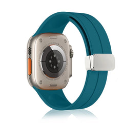 Unisex Magnetic Buckle Silicone Sport Band for Apple Watch
