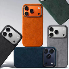 Alcantara Leather Magnetic Case for iPhone