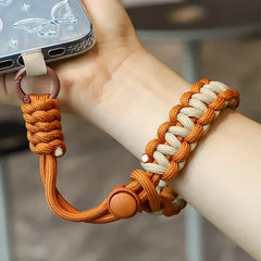 Universal Woven Phone Wrist Strap | Heavy-Duty Paracord Hand Lanyard with Secure Case Insert Tab