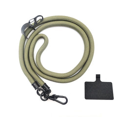 Long Adjustable Crossbody Shoulder Strap | Heavy-Duty Anti-Loss Neck Cord with Secure Case Tab Insert
