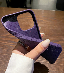 Breathable Mesh Grid Woven Cooling Thin Case For iPhone | Soft Silicone Cover