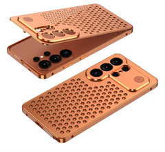 Metal Frame Cooling Case for Samsung Galaxy | Hollow Out Heat Dissipation Aluminum Cover | Hard 2-in-1 Shockproof Bumper Case