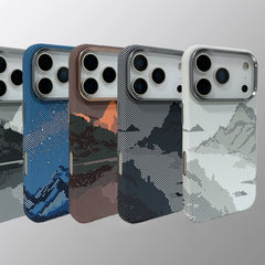 The Peak & Horizon Adventure Series Phone Cases for iPhone | Pitaka Cover | Carbon Fibre Case