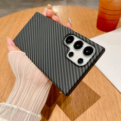 Thin Magnetic Carbon Fiber Texture Case For Samsung Galaxy