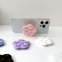Flower Shaped Silicone Suction Cup Phone with Grip Tok Mount Holder