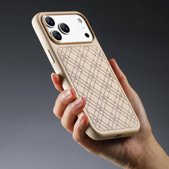 Embossed Pattern Leather Case for iPhone