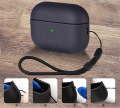 Leather Grain Case For AirPods