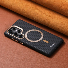 Faux Leather Magnetic Phone Case For Samsung Galaxy