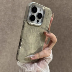 Jeans Fabric Soft Plating Phone Case for iPhone