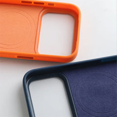 Linen Fiber Texture MagSafe Phone Case for iPhone