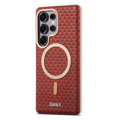 Faux Leather Magnetic Phone Case For Samsung Galaxy