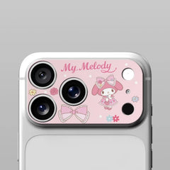 Cute Acrylic Lens Film with Tempered Glass Camera Lens Protectors for iPhone
