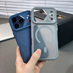 Shockproof Hybrid Bumper Clear Case for iPhone | MagSafe Armor Cooling Cover