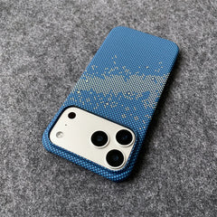 Kevlar Carbon Fiber Pattern Phone Case for iPhone
