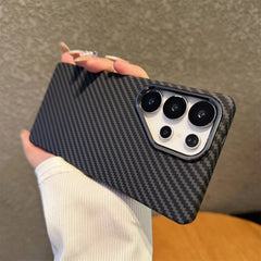 Colorful Kevlar Carbon Fiber Magnetic Phone Case For Samsung