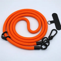 Long Adjustable Crossbody Shoulder Strap | Heavy-Duty Anti-Loss Neck Cord with Secure Case Tab Insert