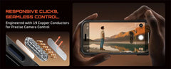 Heavy Duty Rugged Magnetic Phone Case with Stand For iPhone 17 Pro Max