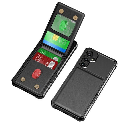 Leather Phone Case For Samsung Galaxy | Wallet Case with Card Holder Slot Phone Cover