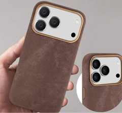 Leather Microfiber Phone Case for iPhone