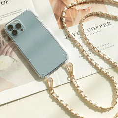 Pearl Chain Crossbody Strap | Shockproof Acrylic Lanyard Phone Case for iPhone