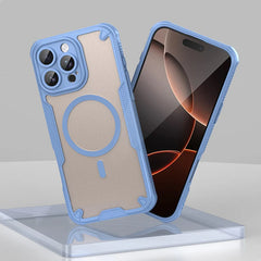 Magnetic Shockproof Case for iPhone | Rugged Matte Translucent Protective Cover