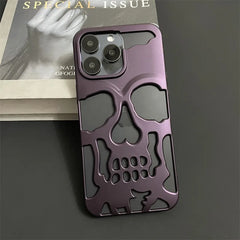 Cool Skull Ghostface Hollow Cooling Case for iPhone | Plating Finish Breathable Back Cover
