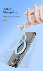 Double-Sided MagSafe Phone Ring Holder | Magnetic 360° Rotation Grip and Stand