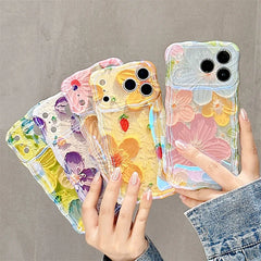 Oil Painting Floral Series Phone Case For iPhone