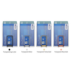 Strong Transparent Magnetic Magsafe Card Wallet | Metal Stand Holder Clear Case For iPhone