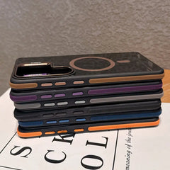 Flip Metal Lens Holder Case for Samsung Galaxy