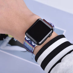 The Artisan Weave Collection: Printed Fabric Apple Watch Straps