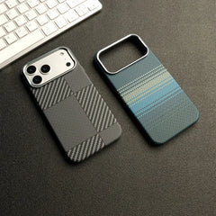 Carbon Fiber Pattern Magnetic Case For iPhone