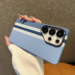Colorful Kevlar Carbon Fiber Magnetic Phone Case For Samsung