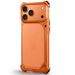 Frameless Aluminum Metal Bumper Case For iPhone | Bare Naked Phone Feel Shockproof Corner Phone Cover