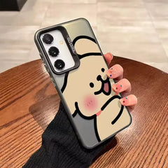 Funny Cartoon Dog Couple Phone Case For Samsung Galaxy