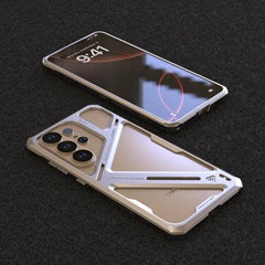 Metal Armor Frame Aluminum Alloy Back Cover for Samsung