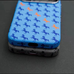 Galloping Horse Carbon Fiber Phone Case for iPhone