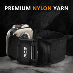 Rugged Magnetic Buckle Nylon Band for Apple Watch