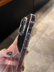 Ultra-Thin Transparent Hard Glass Case For iPhone