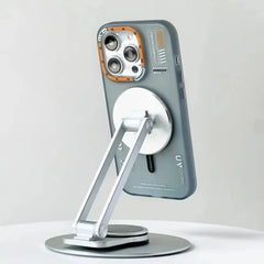 Matte Magnetic Phone Case with Metal Lens For iPhone