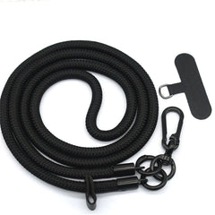 Long Adjustable Crossbody Shoulder Strap | Heavy-Duty Anti-Loss Neck Cord with Secure Case Tab Insert