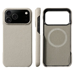 Cowhide Leather Magnetic Magsafe Phone Case for iPhone