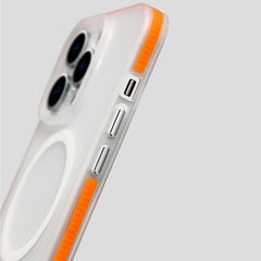 Transparent Matte Armor Shockproof Cover iPhone | Magsafe Wireless Charger Case
