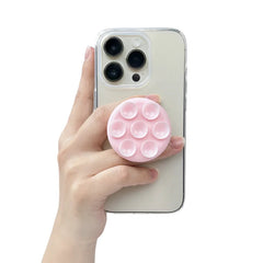 Round Silicone Suction Pad for Phone | Sticky Finger Grip Stand