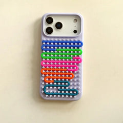 Cylindrical Labyrinth Decompression Puzzle Phone Case For iPhone | Jigsaw Puzzle Silicone Case