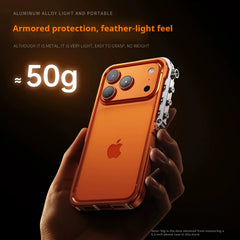 Metal Aluminum Alloy Frame Case For iPhone | Cyberpunk Punk Heat Dissipation Shockproof Cover