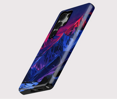 Aesthetic Mountain Print Phone Case For Samsung Galaxy| Double-layer Back Cover