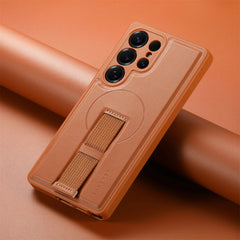Magnetic Wrist Strap Phone Case for Samsung Galaxy
